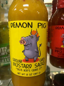 Demon Pig Carolina Chaos Mustard Sauce  13oz