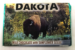 Dakota Milk Chocolate with Sunflower Seeds Bar