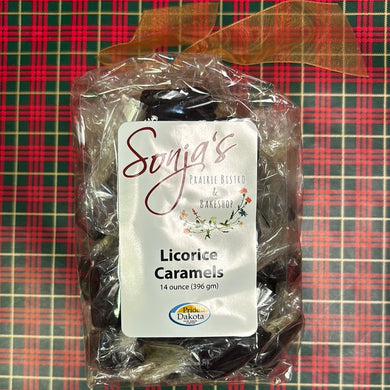 Sonja's Licorice Caramels Candy 14oz