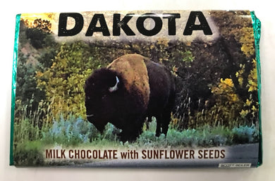 Dakota Milk Chocolate with Sunflower Seeds Bar