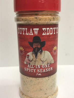 Outlaw Eddy's All-In-One Spicy Seasoning