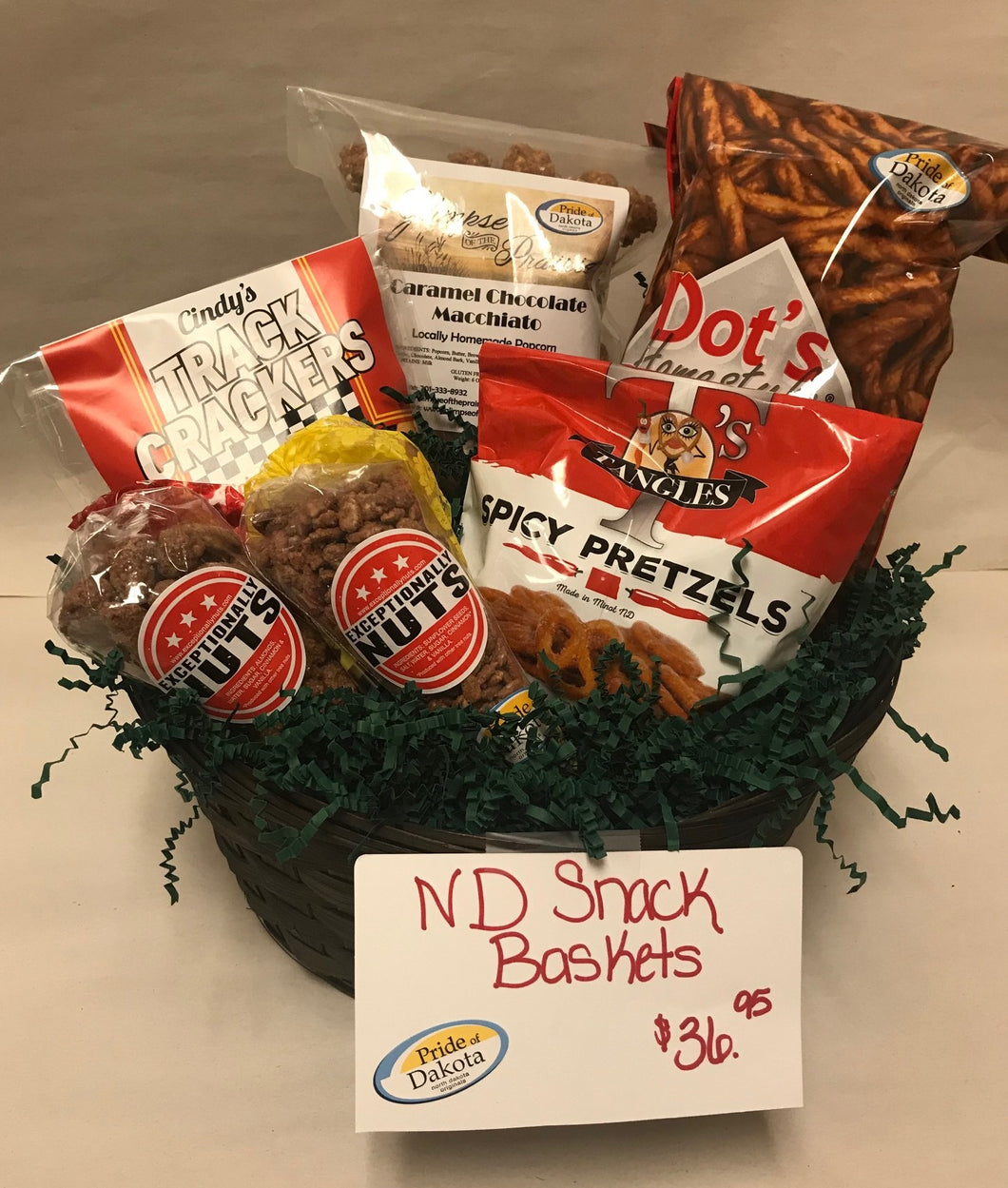 North Dakota Snacks Gift Basket/Box