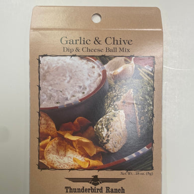 Thunderbird Ranch Garlic and Chive Dip mix