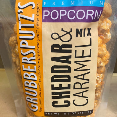 Cheddar and Caramel mix popcorn